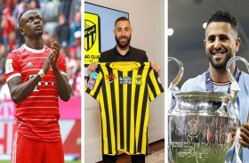  بنزيمة ومانيه ومحرز أبرز القادمين الجدد إلى الدوري السعودي 