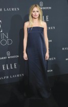 الممثلة الأمريكية جوستين لوب لدى حضورها حفل مجلة Elle Women in Hollywood 2024 في لوس أنجلوس. (ا ف ب)