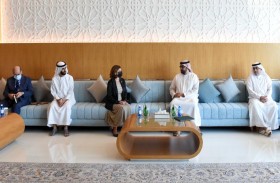 ولي عهد أم القيوين يستقبل نائب وزير خارجية كوستاريكا