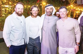 النابودة يرحّب بفليتوود وماكلروي ولوري قبل انطلاق دبي إنفيتيشنال