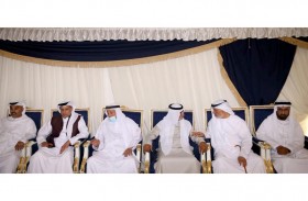 نهيان بن مبارك يعزي محمد بن خليفة الحبتور بوفاة نجله