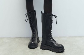 البوت ذو الأربطة نجم موضة الشتاء