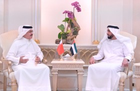 سيف بن زايد يلتقي وزير الداخلية البحريني 