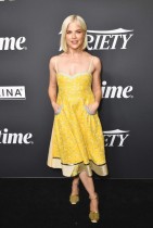 الممثلة الأمريكية سلمى بلير تحضر فعالية Variety 2024 Power of Women: Los Angeles في لوس أنجلوس. (ا ف ب)