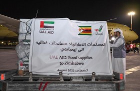 الإمارات ترسل 50 طنا من المواد الغذائية إلى زيمبابوي