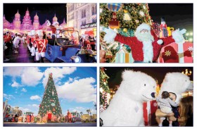 القرية العالمية تزدان بأبهى حلة لاستقبال ضيوفها احتفاءً بموسم الأعياد