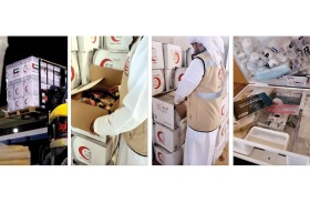 الهلال الأحمر يعزز عملياته الإغاثية للمتأثرين بالسيول والفيضانات في ليبيا