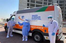 السعودي الألماني دبي يطلق وحدة الفحص المتنقلّة لمكافحة كورونا
