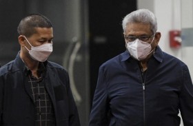 الرئيس السريلانكي السابق يصل إلى تايلاند 