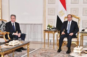 السيسي يلتقي بلينكن ويدعو للوقف الفوري لإطلاق النار في غزة