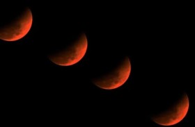 القمر الدموي يبهر الملايين حول العالم في آخر ظهور له