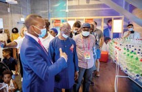 سؤال وجواب مع أسطورة كرة القدم الكاميرونية روجيه ميلا خلال زيارته لجناح الكاميرون في إكسبو 2020 دبي