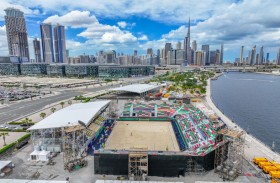 سعيد حارب يرحب بالمنتخبات المشاركة وبجماهير كأس العالم لكرة القدم الشاطئية 