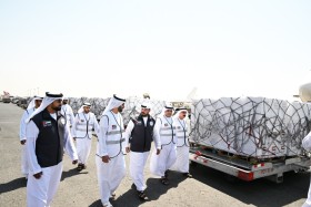 100 طن من المساعدات الإماراتية تنطلق إلى غزة ضمن «الفارس الشهم 3»