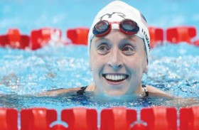 ليديكي تؤكّد رغبتها بعدم المشاركة  في 200 م حرّة 