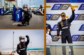 راشد الظاهري يتصدر الجولة الثانية في الفورمولا الإقليمية على حلبة ياس