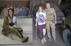 معركة الجنود الأوكرانيين المبتوري الأطراف للاعتراف بهم 