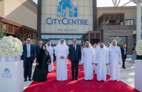 ولي عهد الشارقة يزور مركز سيتي سنتر الزاهية
