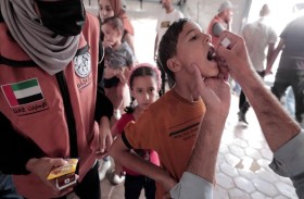 تنفيذاً لتوجيهات رئيس الدولة.. انطلاق حملة التطعيم الطارئة ضد شلل الأطفال في غزة