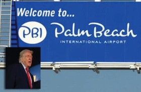 ولاية فلوريدا تطلق اسم ترامب على مطار بالم بيتش