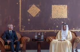 سعود بن صقر يستقبل القنصل العام الفرنسي