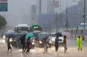 انقطاع الكهرباء وإلغاء رحلات طيران في كوريا الجنوبية بسبب أمطار غزيرة 