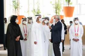 ولي عهد رأس الخيمة يشيد بجناح الدولة في إكسبو 2020