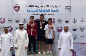 نادي مليحة يحقق 16 ميدالية وكأس المركز الثالث في البطولة التحضيرية الثانية للسباحة 