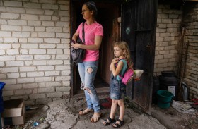 إجلاء قسري للأطفال من خيرسون بسبب القصف الروسي