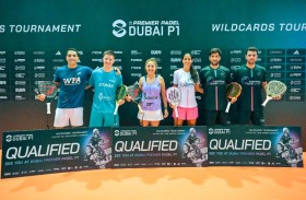 6 لاعبين يكملون قائمة المشاركين في بطولة بريمير بادل P1 دبي الدولية