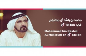 محمد بن راشد يطلق حسابه الرسمي على «تيك توك»