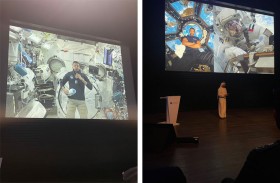 مركز تريندز يحاور رائد الفضاء الإماراتي سلطان النيادي خلال اتصال مرئي