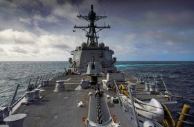 سفينة حربية أميركية تعبر مضيق تايوان 