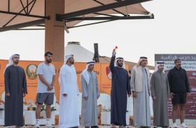 أحمد بن سعود يشهد بطولة حرس الرئاسة للجري في رأس الخيمة