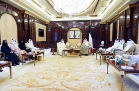 ولي العهد الكويتي يستقبل وفد المجلس الوطني الاتحادي