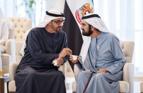 رئيس الدولة ومحمد بن راشد يبحثان شؤون الوطن والمواطن وتعزيز مسيرة الدولة التنموية