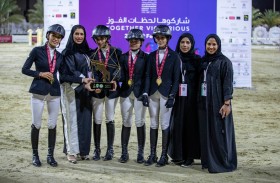 فارسات الإمارات والأردن يتوشّحن بذهب قفز الحواجز في «عربية السيدات2020»
