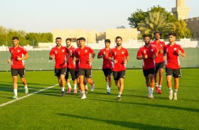 معسكر داخلي لمنتخبنا الأولمبي لكرة القدم استعداداً للبطولة الدولية الودية