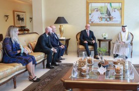 حاكم رأس الخيمة يستقبل سفير التشيك