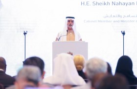 وزير التسامح يطرح أمام المؤتمر 5 قضايا رئيسية لتعزيز التسامح والتعايش عالميا