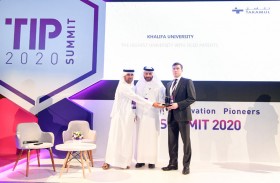 جامعة خليفة تفوز بجائزة الجامعة الأعلى في عدد براءات الاختراع