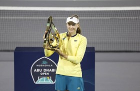 الكازاخستانية ريباكينا: لقب «مبادلة أبوظبي للتنس» انطلاقة قوية نحو المزيد ‏من الإنجازات في 2024‏