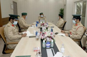 الفريق المري يتفقد الإدارة العامة للتدريب في شرطة دبي