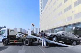 بلدية عجمان تسحب 1172 مركبة مهملة حفاظا على المظهر الجمالي للمدينة