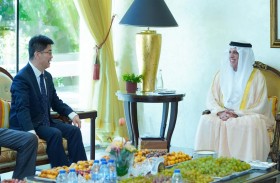 حاكم رأس الخيمة يستقبل قنصل الصين