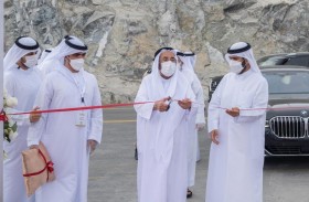 حاكم الشارقة يفتتح استراحة السحب بمدينة خورفكان