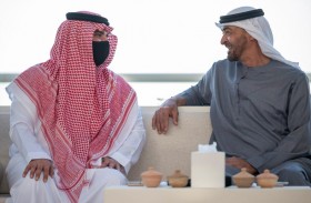 محمد بن زايد يبحث مع وزير الداخلية السعودي العلاقات الأخوية الراسخة بين البلدين الشقيقين