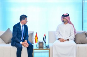 عمّار بن حميد يستقبل سفير مملكة إسبانيا