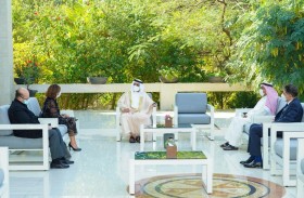 حاكم رأس الخيمة يستقبل نائبة وزير خارجية كوستاريكا