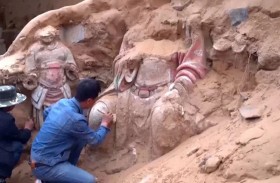 اكتشاف 22 مقبرة في الصين تعود لـ1600 عام